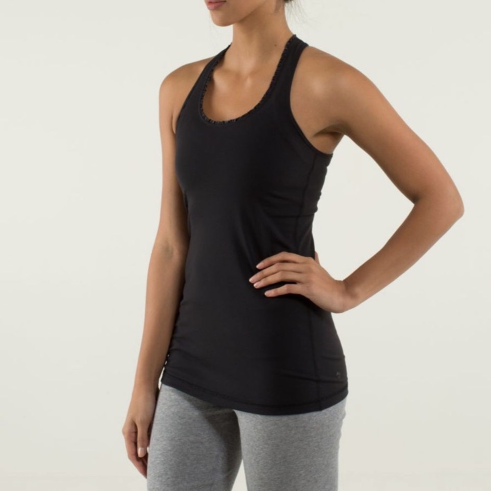 ✨ LE lululemon ruffle cool racerback tank